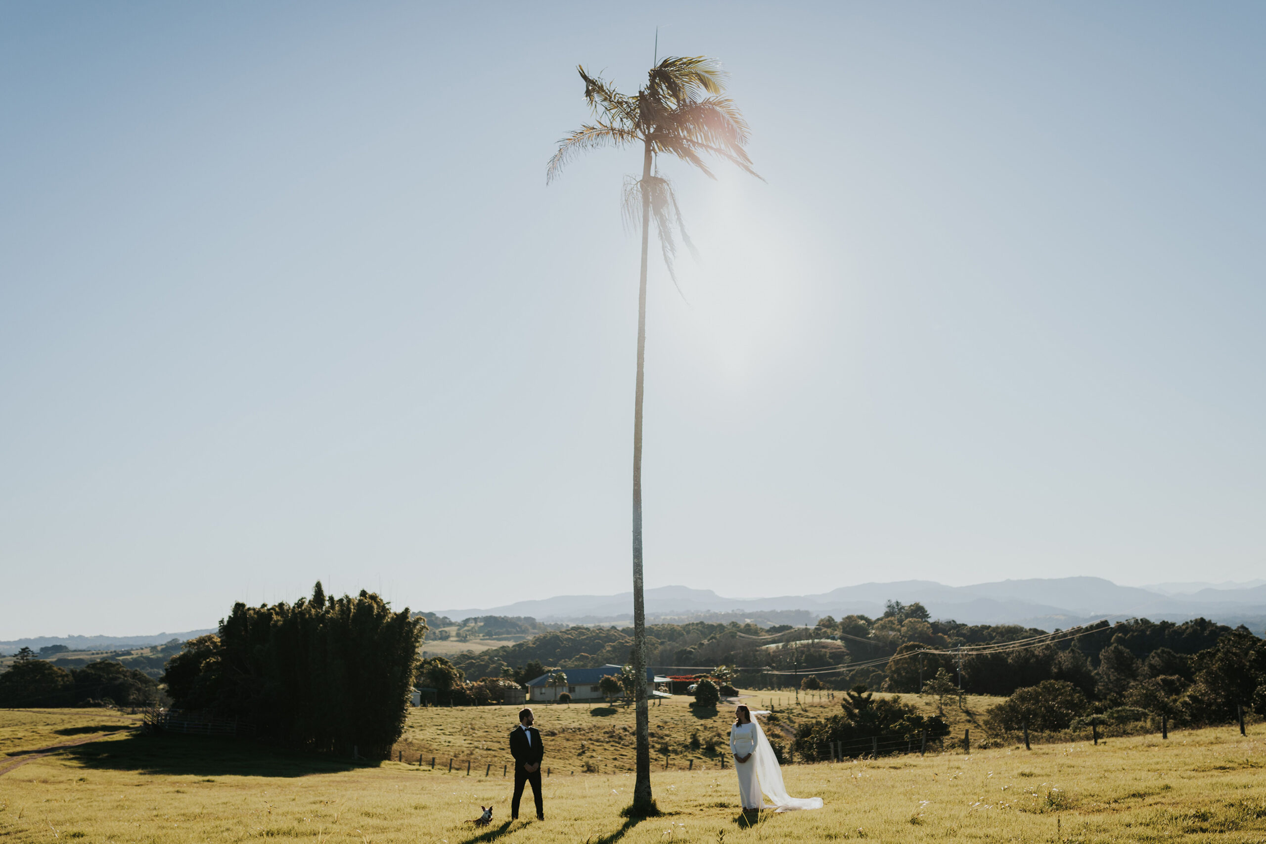 Elle + Marshal Marry at Stunning Byron View Farm